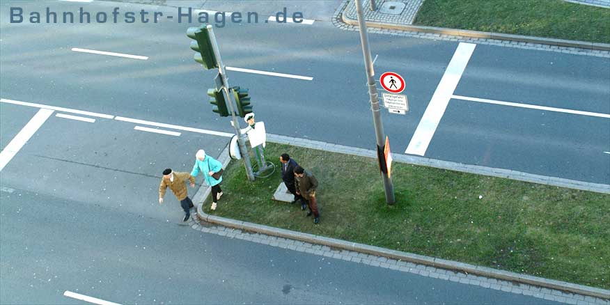 Bahnhofstr. Hagen / Ortsaufnahme