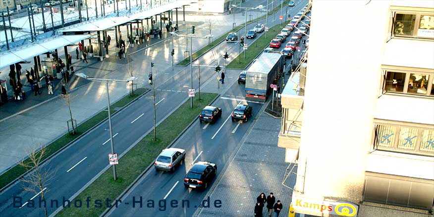 Bahnhofstr. Hagen / Ortsaufnahme