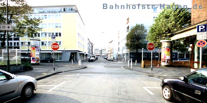 Bahnhofstr. Hagen / Ortsaufnahme