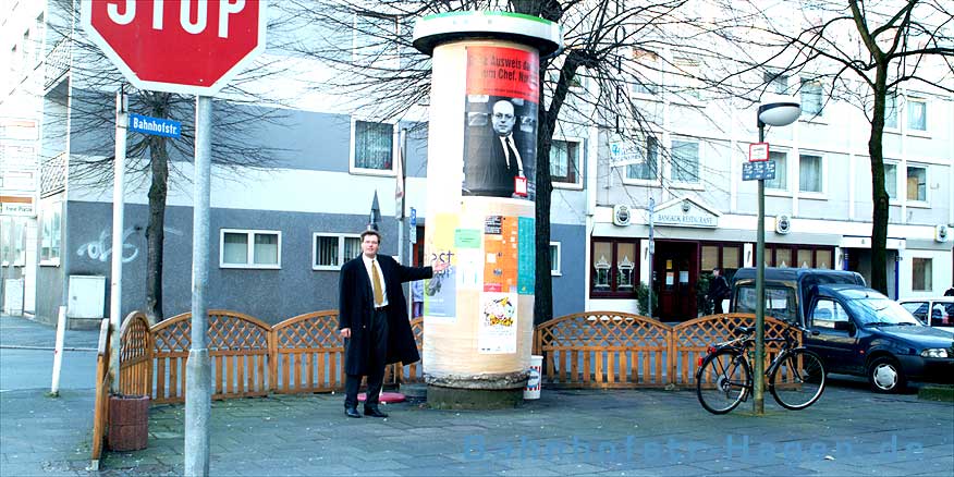 Bahnhofstr. Hagen / Ortsaufnahme