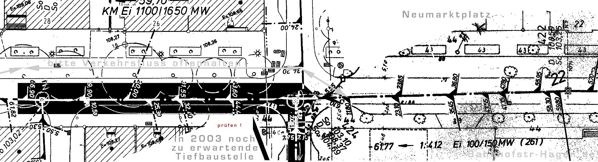 Bild 3 / 4 - Entwässerungsplan Bahnhofstr