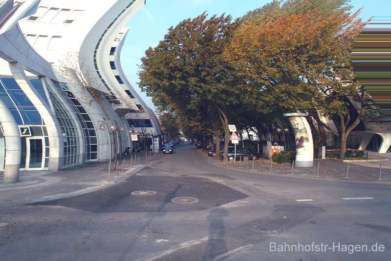 Bahnhofstr Hagen - Blickrichtung Hauptbahnhof